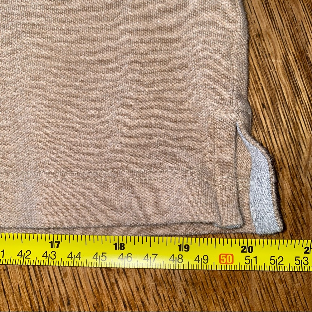 Brunello Cucinelli Beige Long Sleeve Polo Shirt - Picture 5 of 14